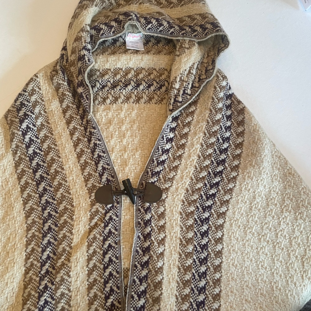 Free People Knit Poncho